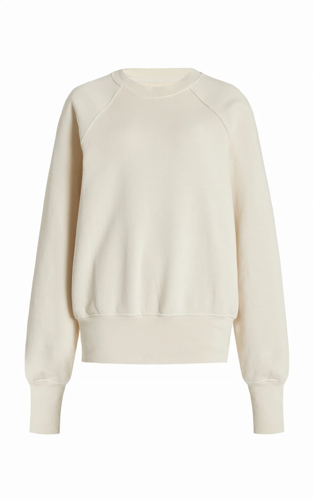 Linda Classic Raglan-Sleeve Cotton Sweatshirt