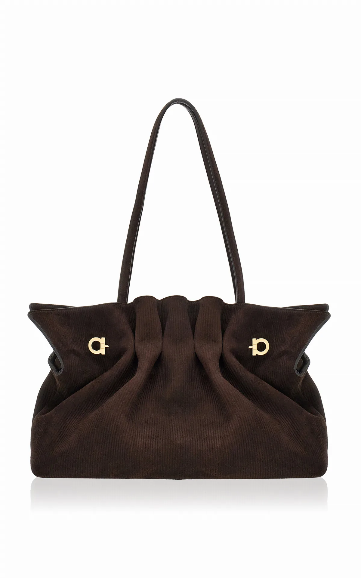 Medium Piercing Leather Shoulder Bag