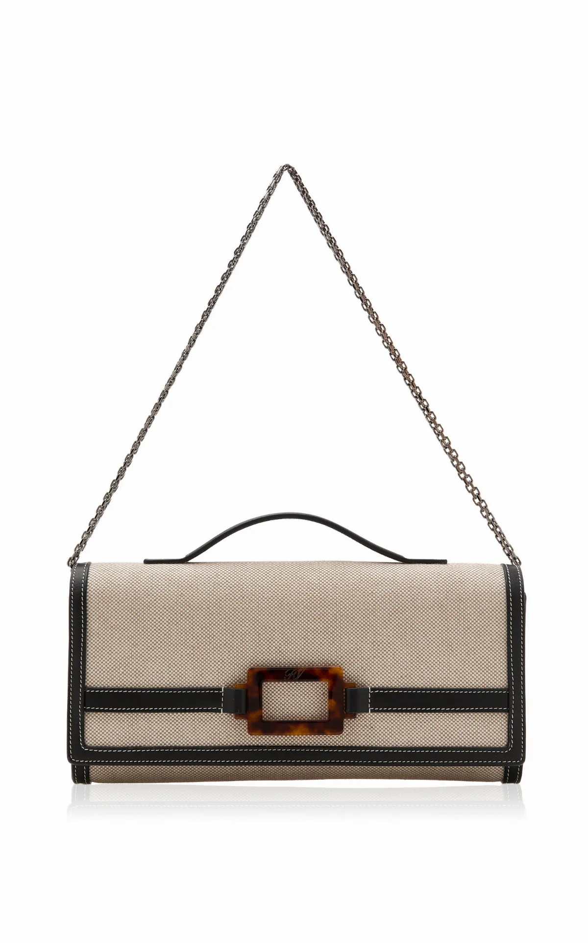 Belle Vivier Canvas Clutch
