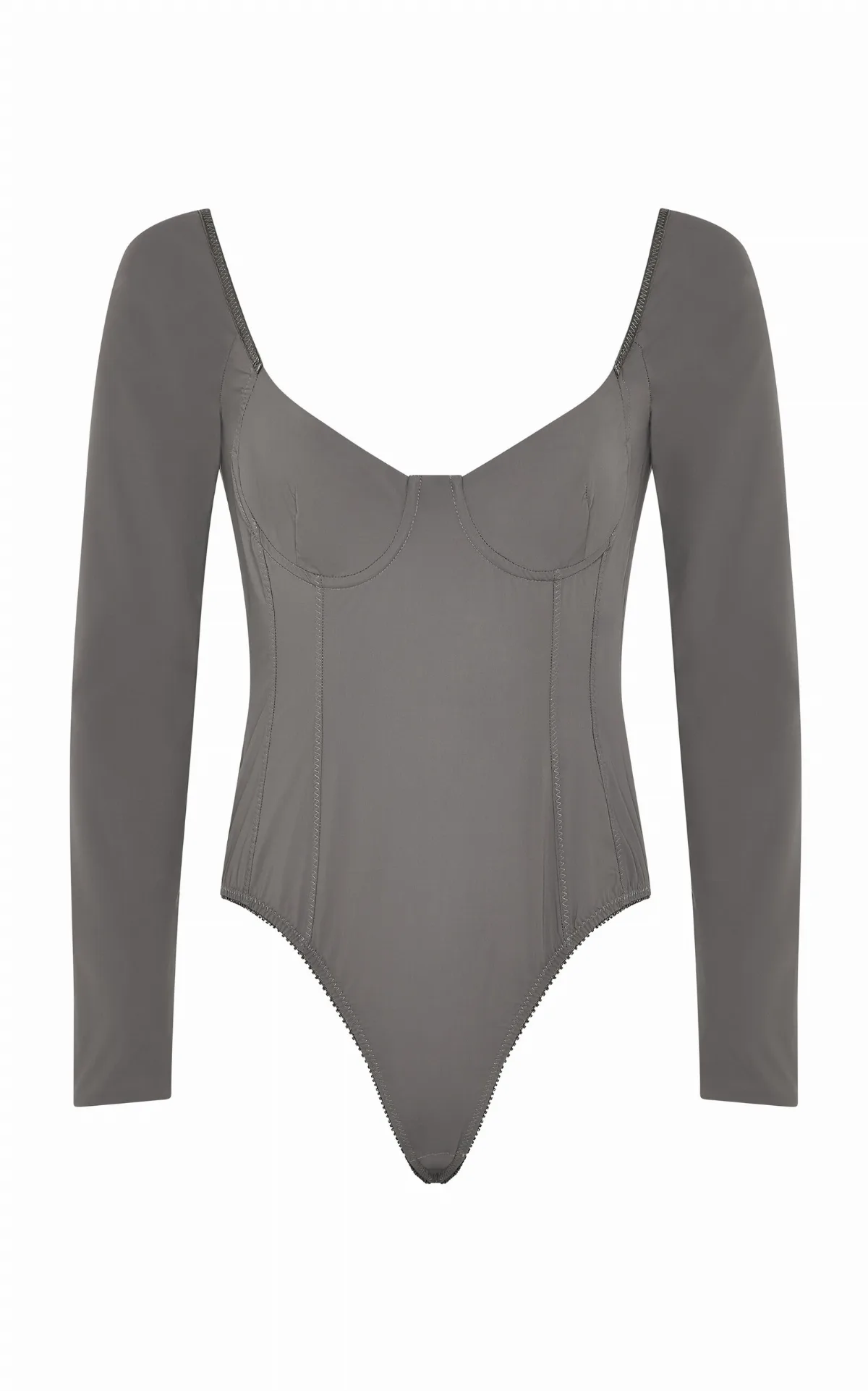 Underwire Stretch-Nylon Bodysuit