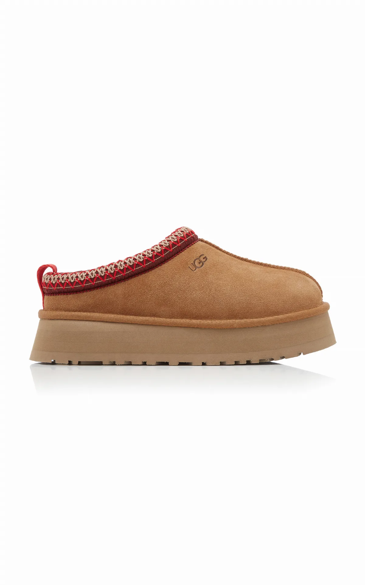 Taz Sheepskin Platform Slippers