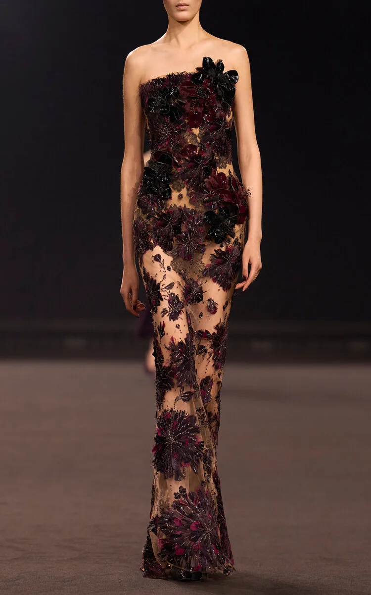 Beaded Maxi Dress by Elie Saab