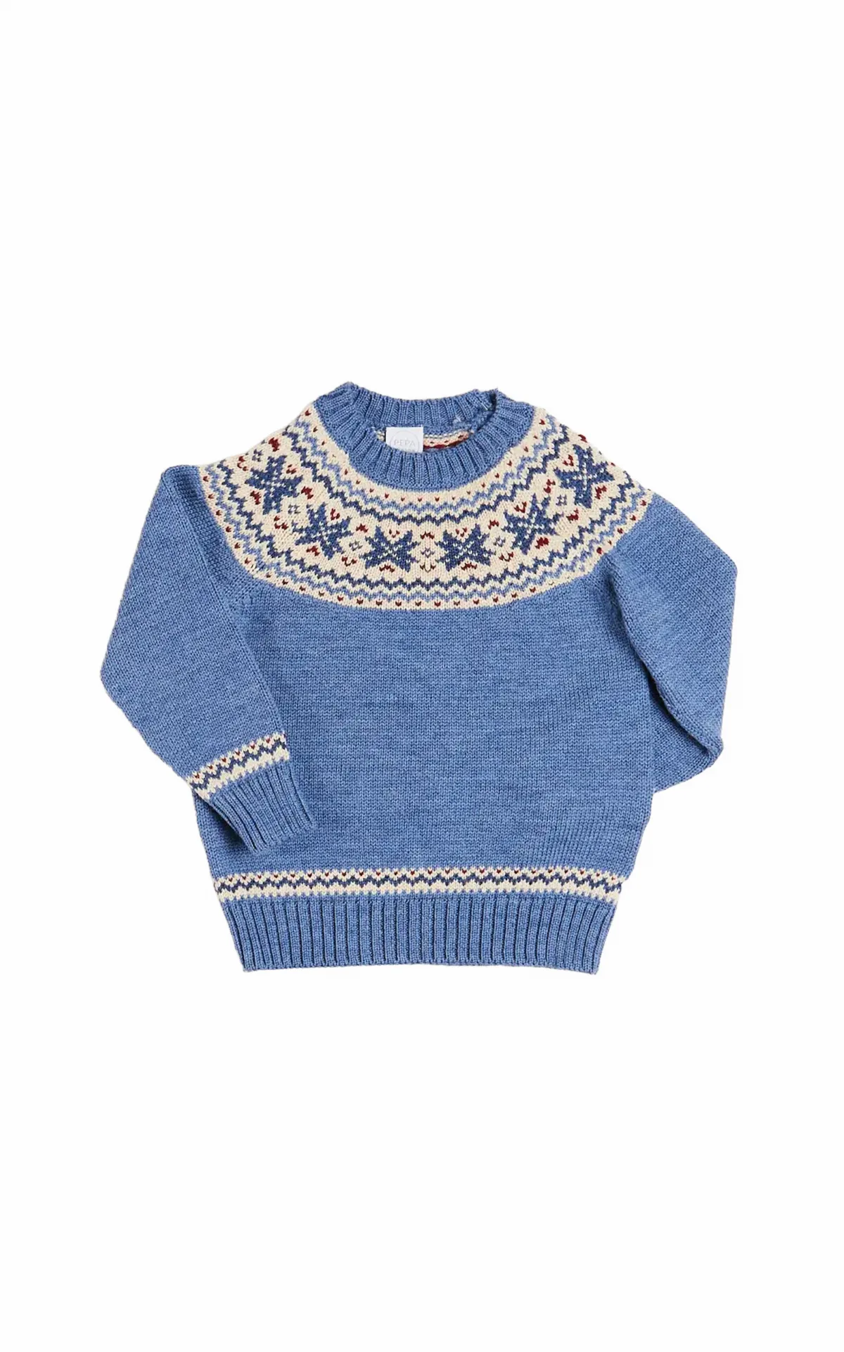 Kids' Fair Isle Merino Wool Sweater by Pepa London