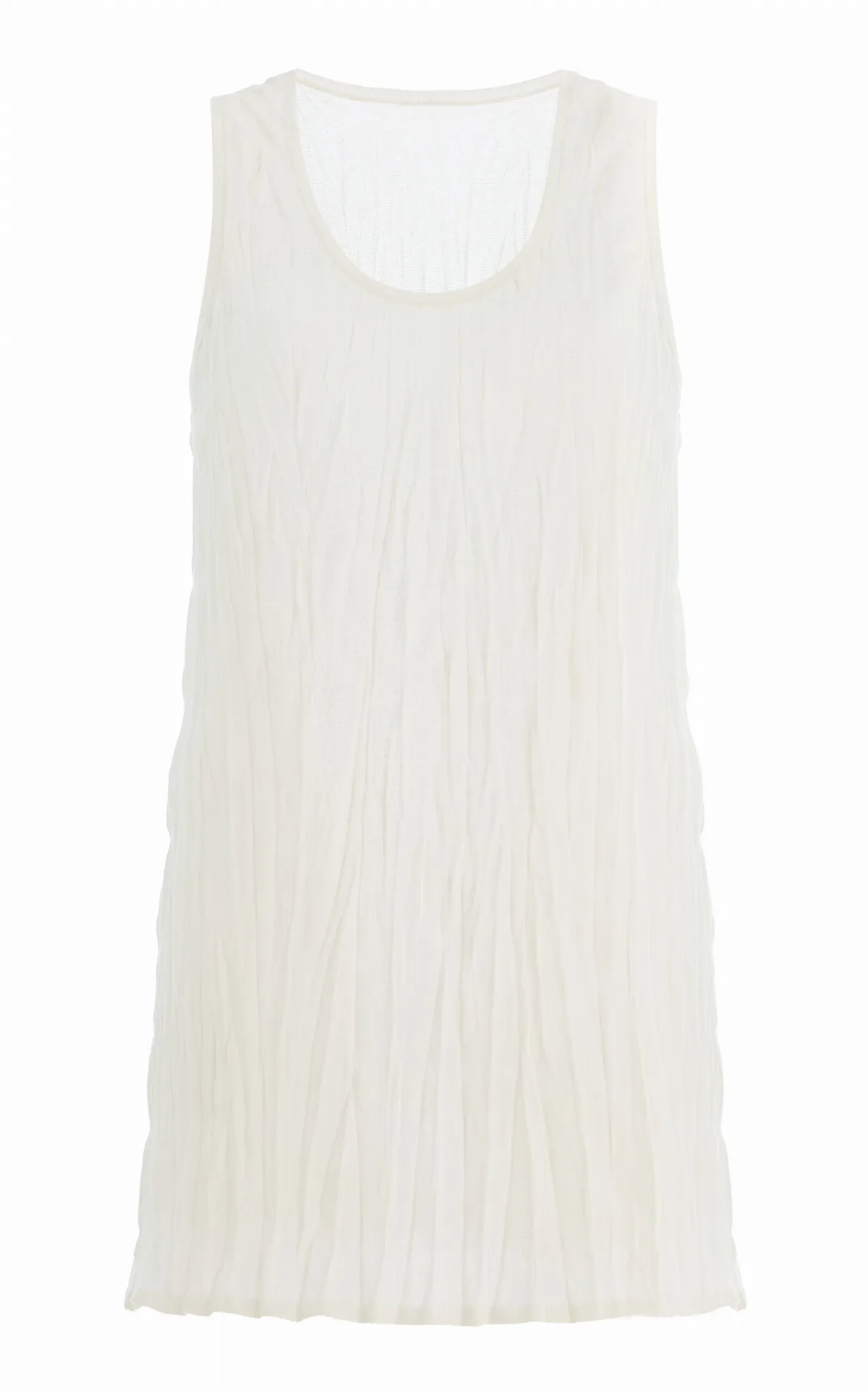 Crinkled Knit Tank