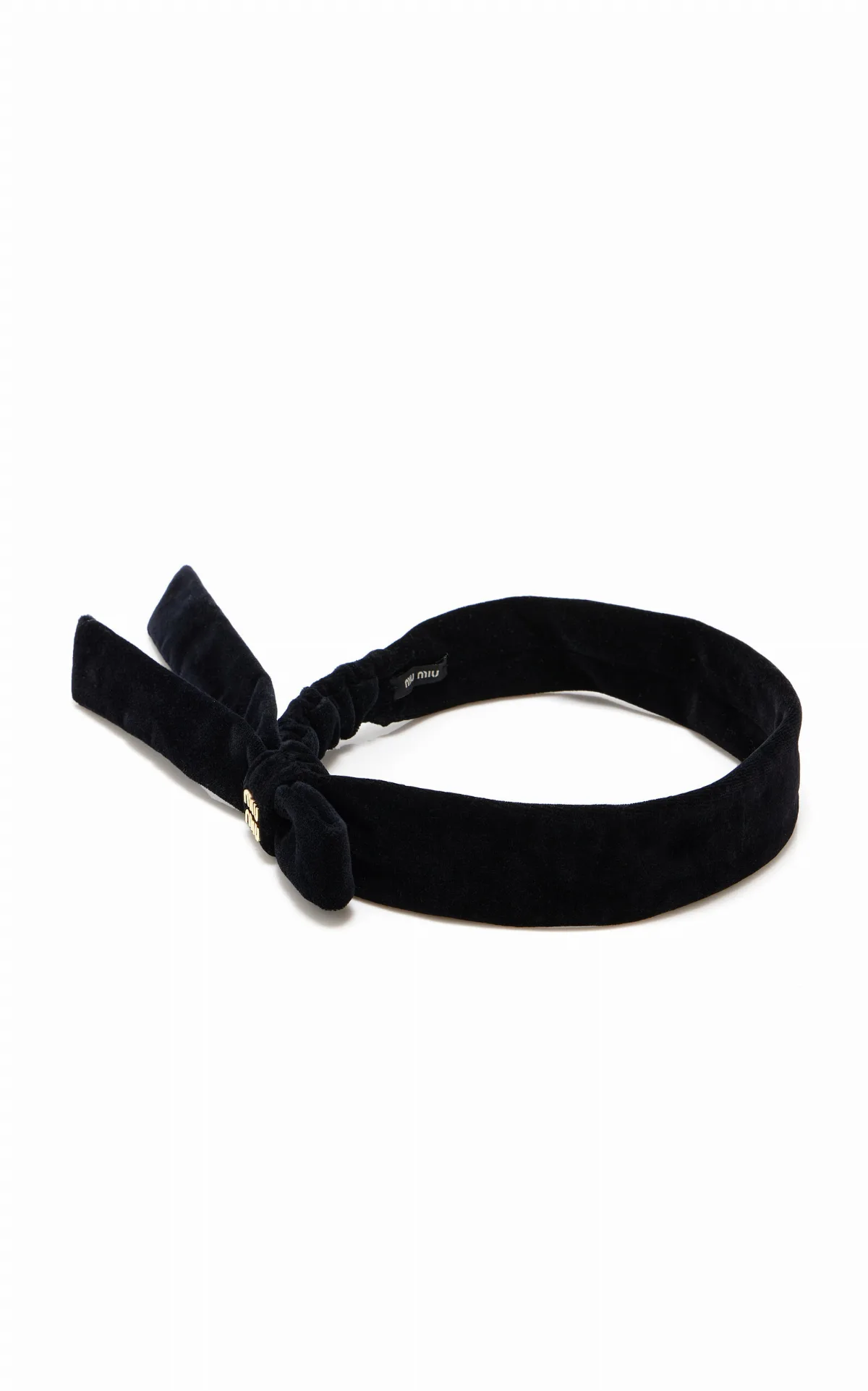 Velvet Headband by Miu Miu