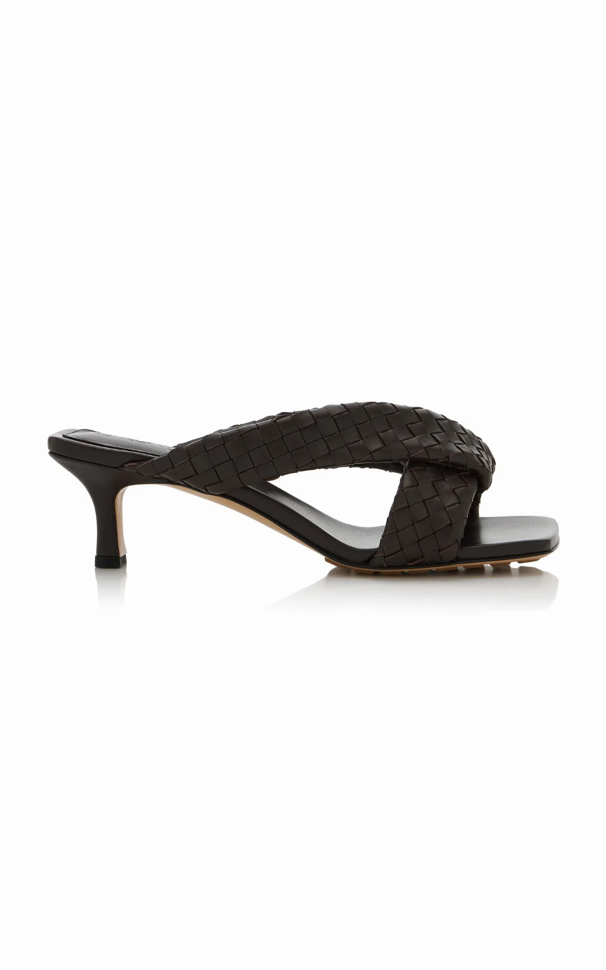 Riva Intecciato Leather Sandals