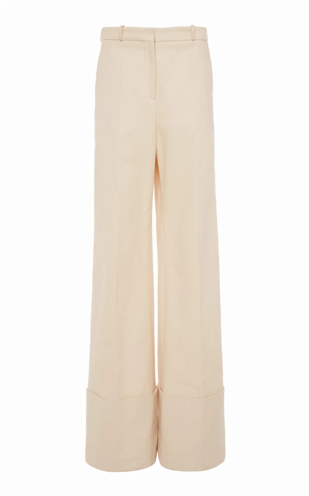 Cotton Wide-Leg Trousers