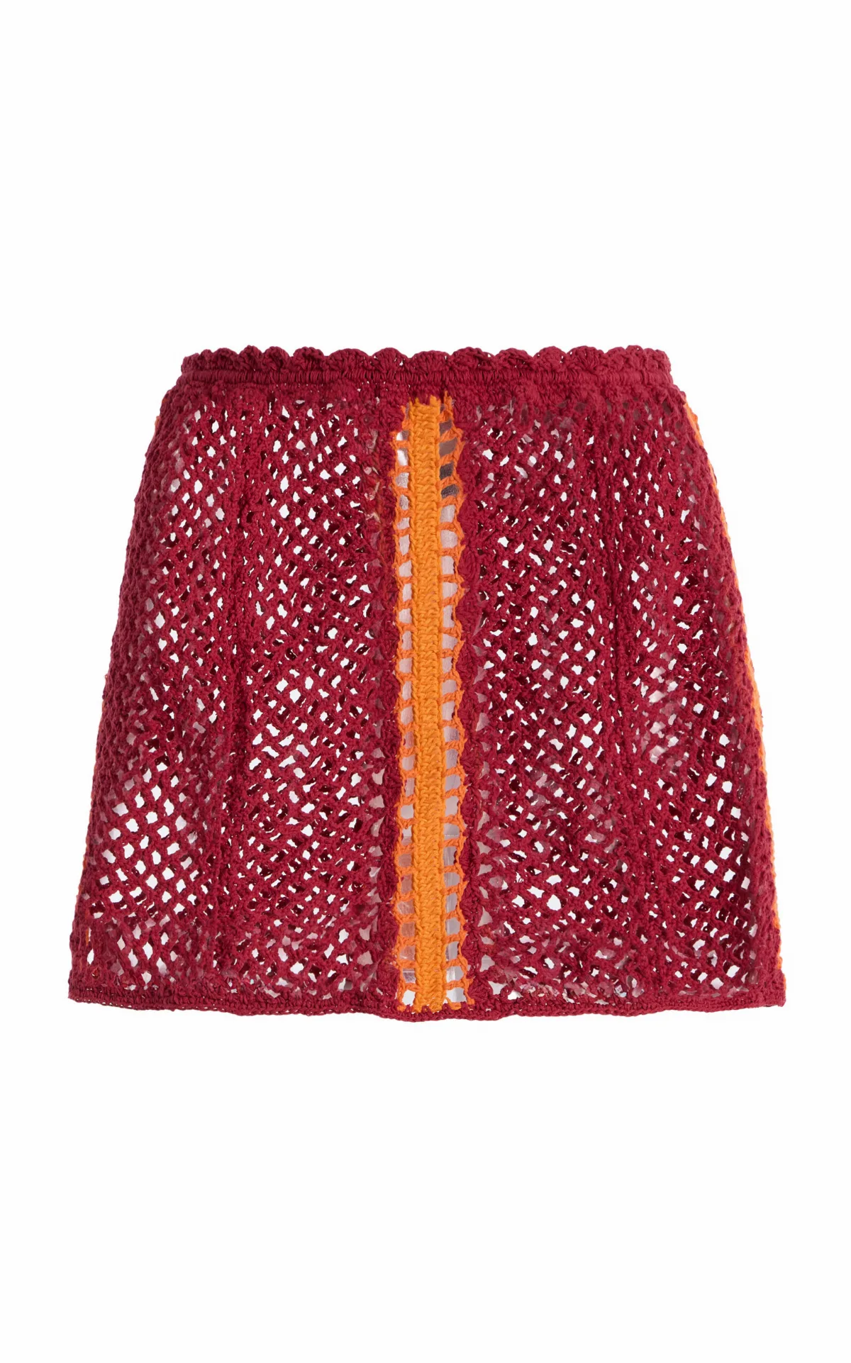 Exclusive Crocheted Cotton Mini Skirt