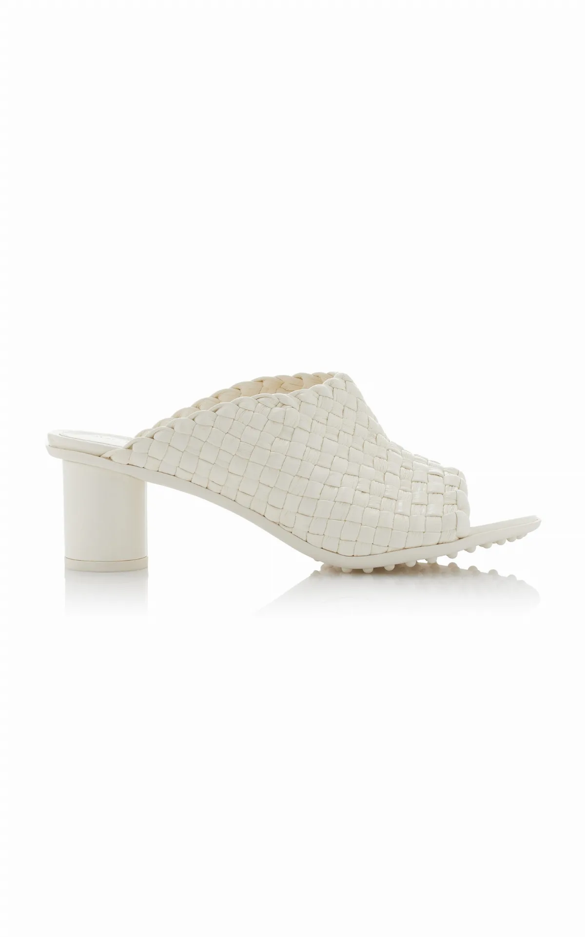Atomic Intrecciato Leather Mules