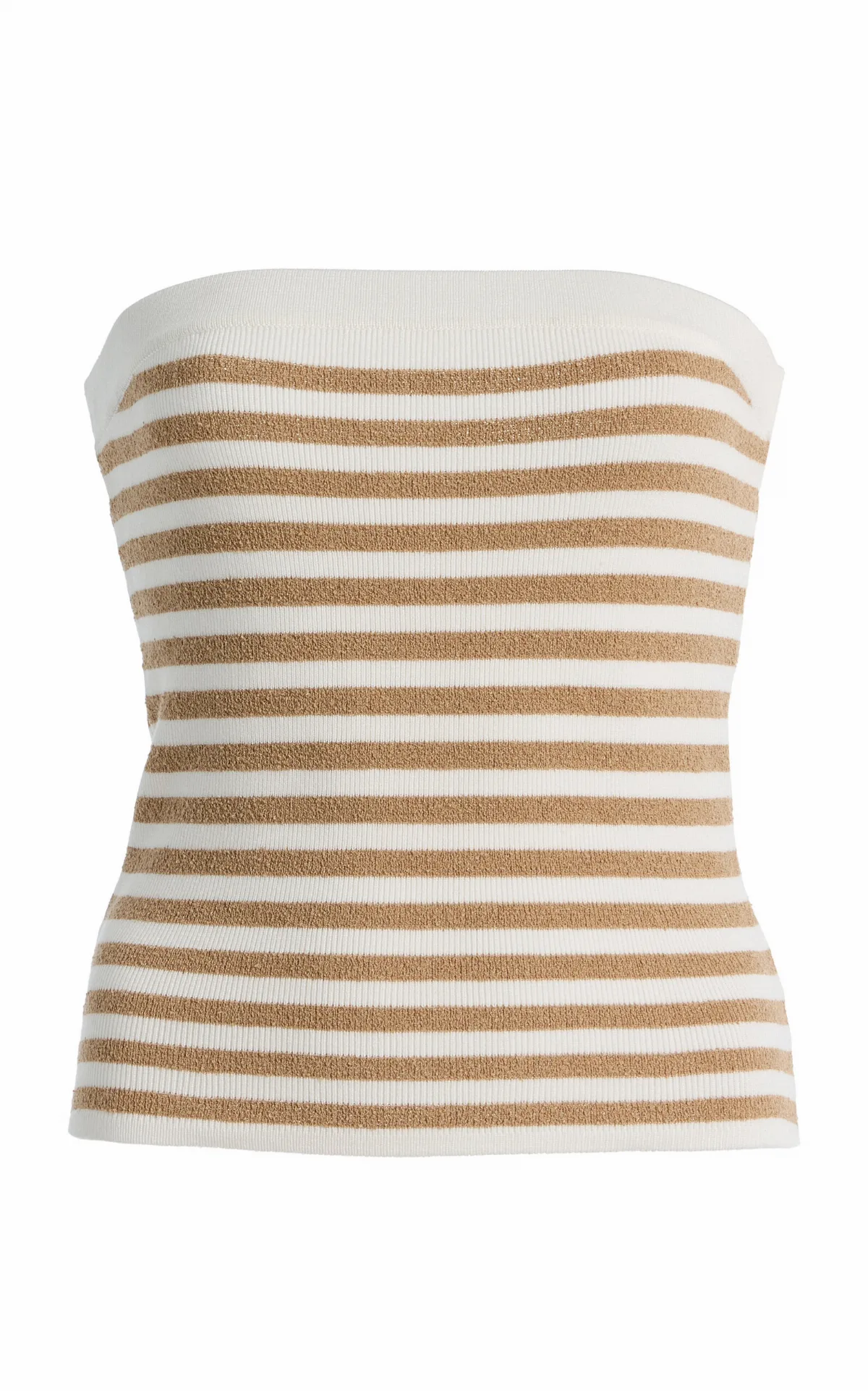 Exclusive Ari Strapless Striped Knit Top