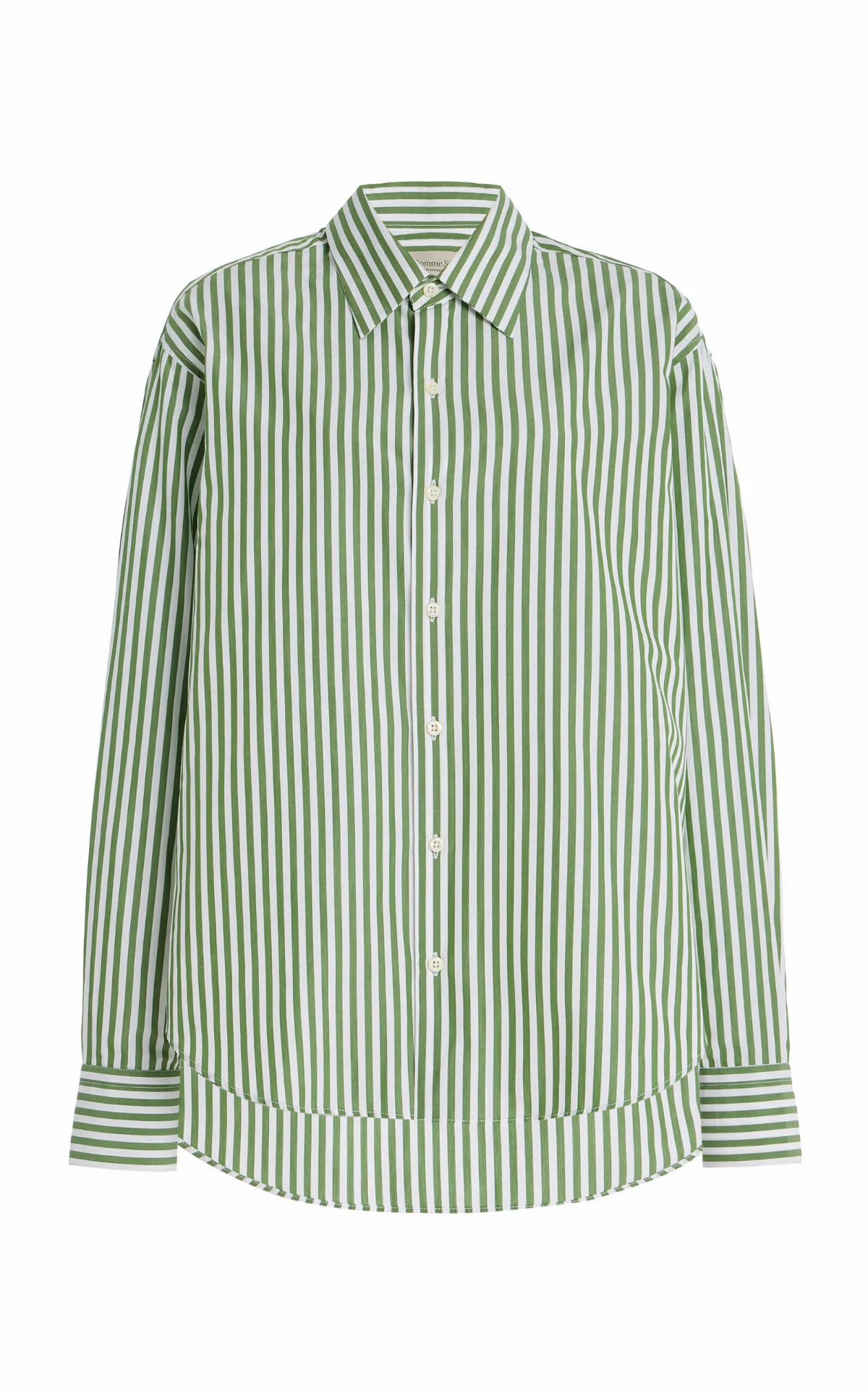 La Classica Striped Cotton-Poplin Shirt