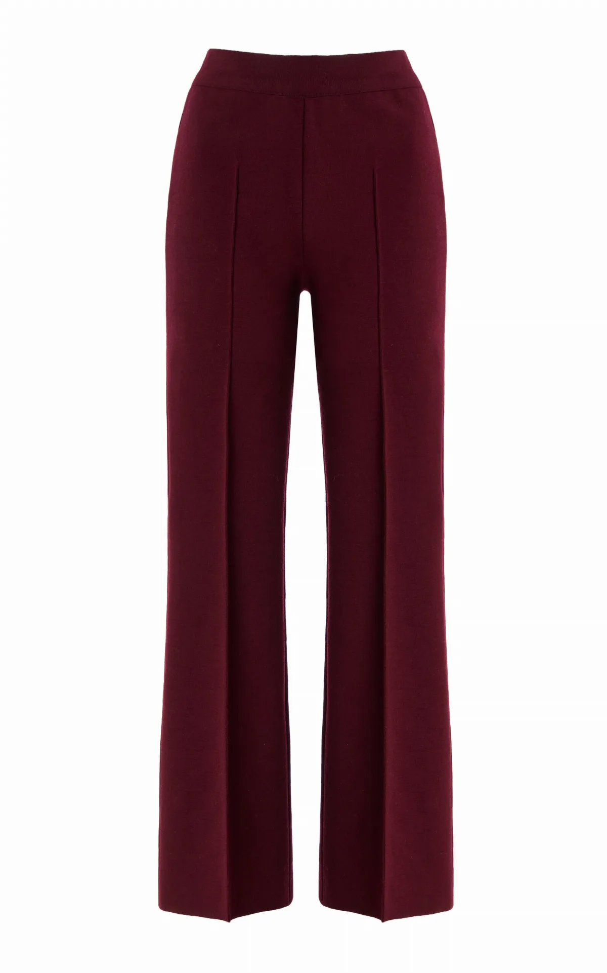 Louis Wool-Blend Knit Cropped Pants