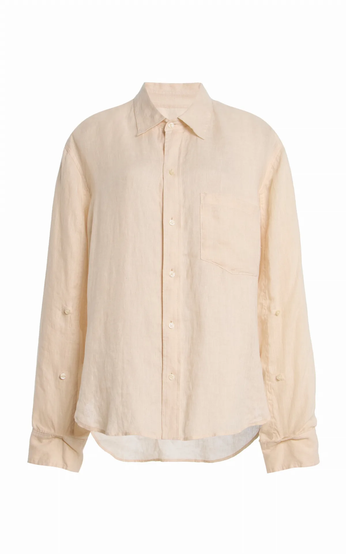 Kayla Shrunken Linen Shirt