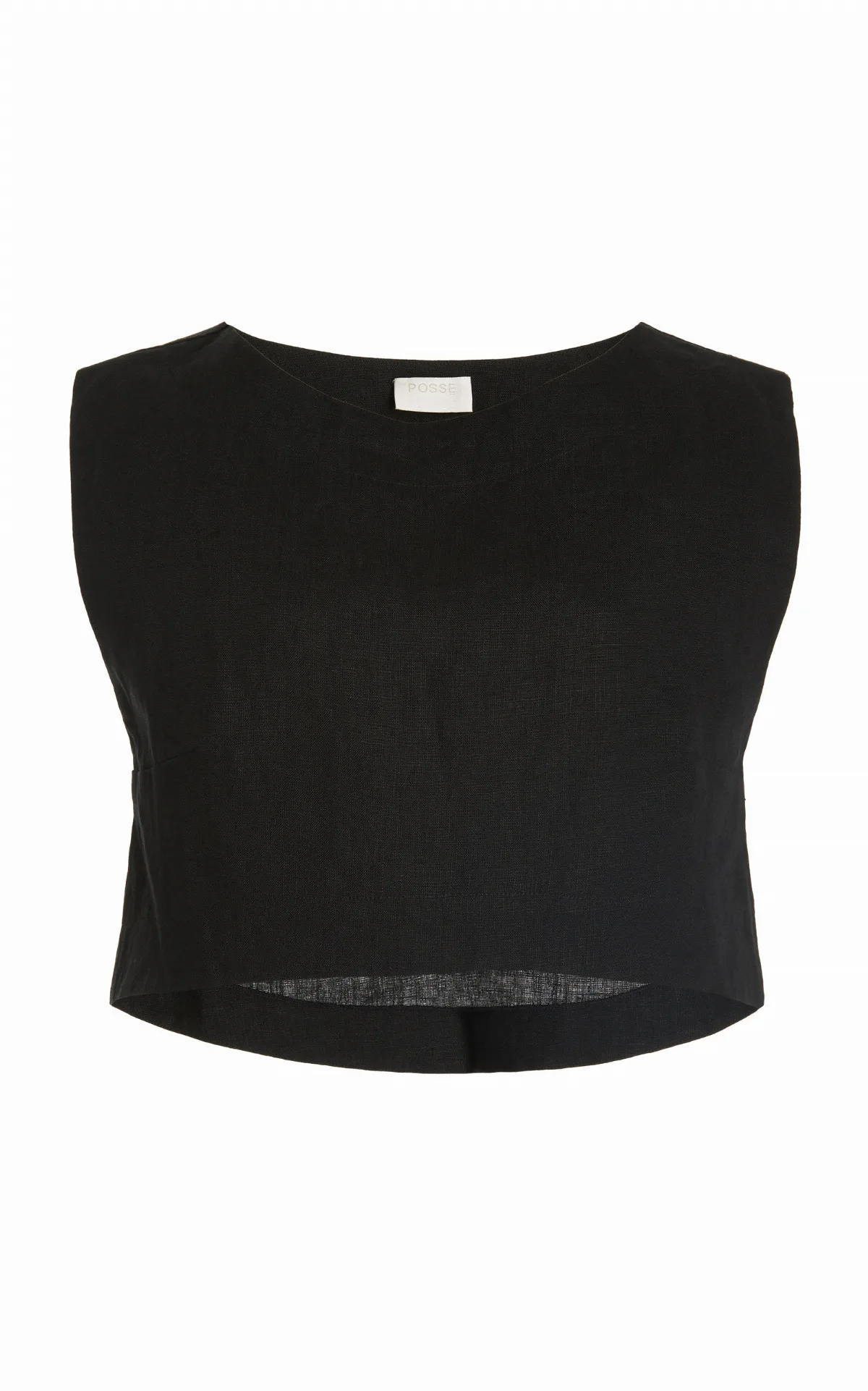 Martina Linen Crop Top