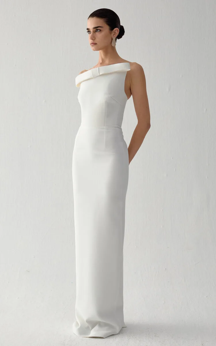 Fuji Bow Maxi Dress by The New Arrivals Ilkyaz Ozel