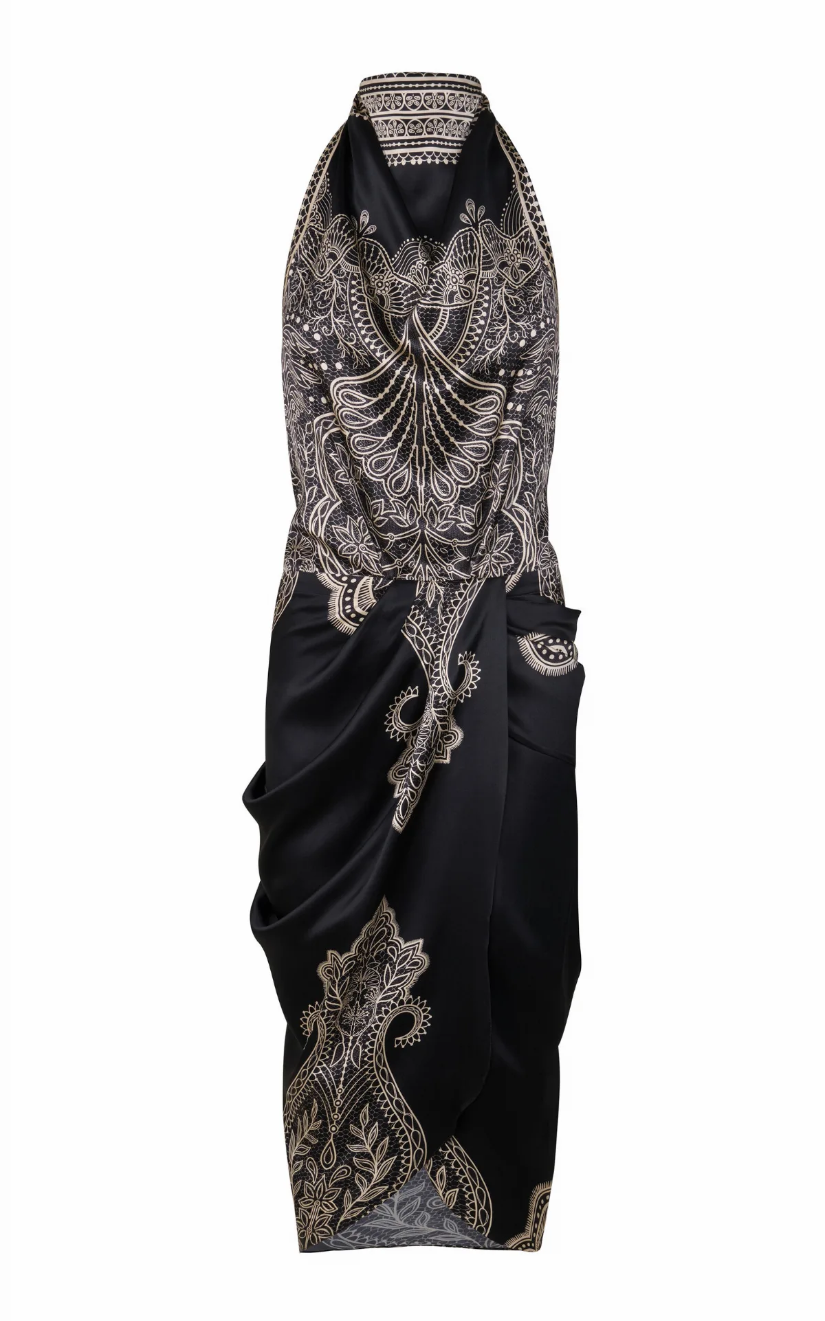 Radical Grace Draped Silk Top by Johanna Ortiz