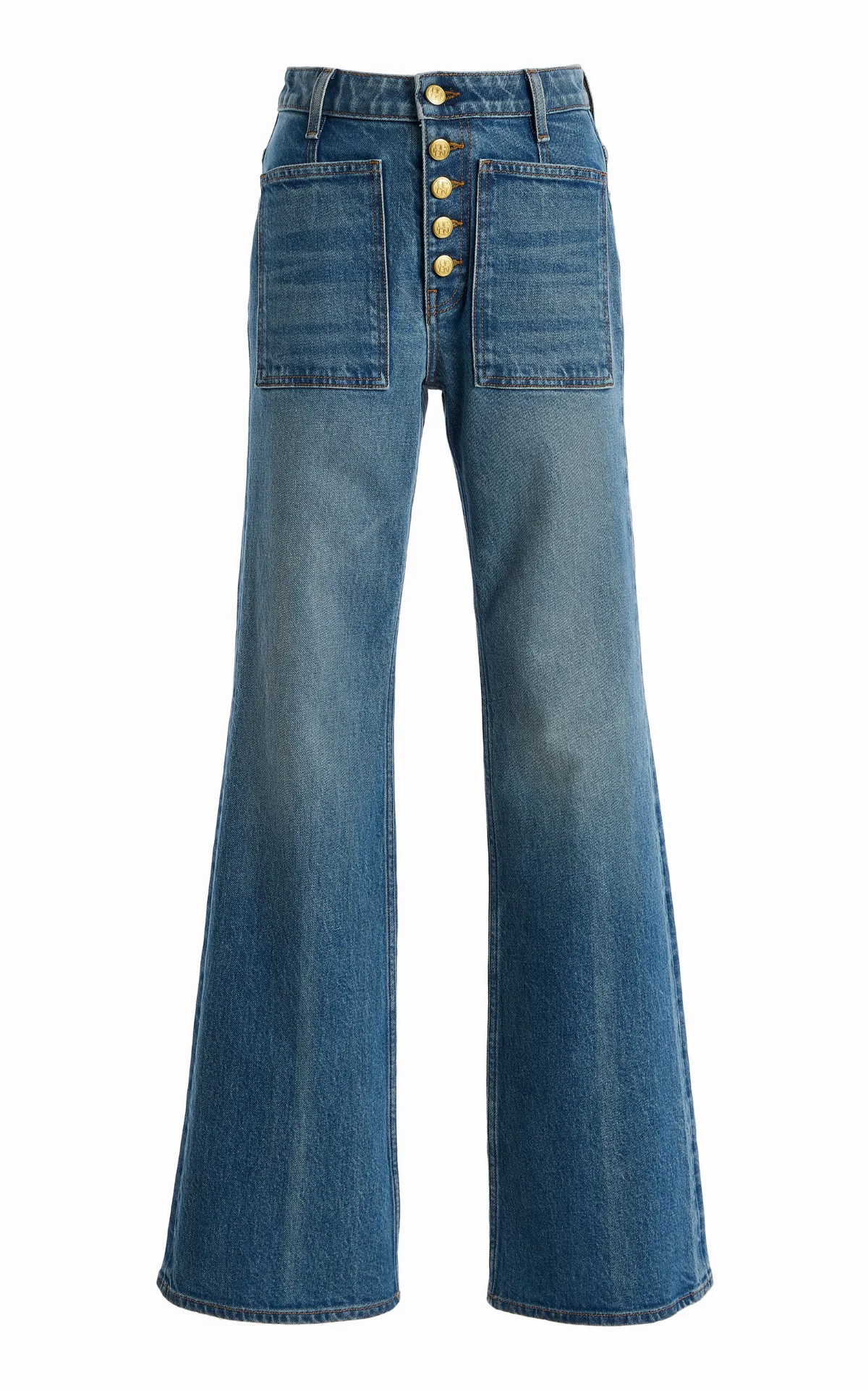 Lou Rigid High-Rise Flared Jeans