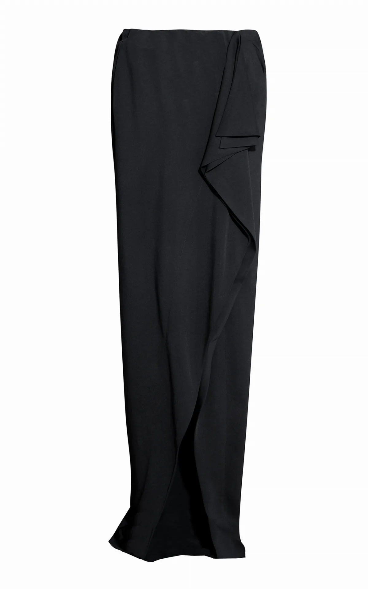 Shira Cascade Satin Maxi Skirt