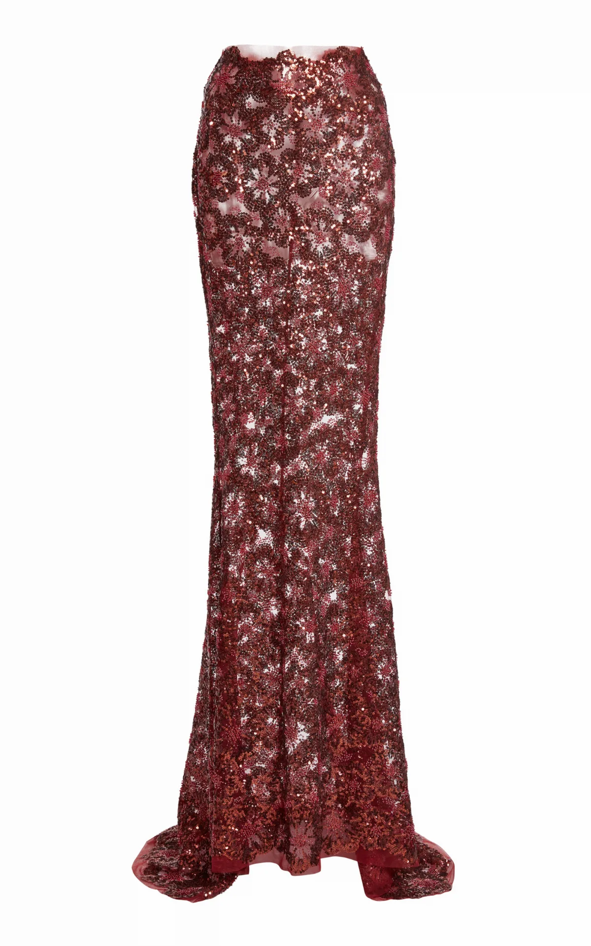 Flower Garden Embroidered Long Skirt