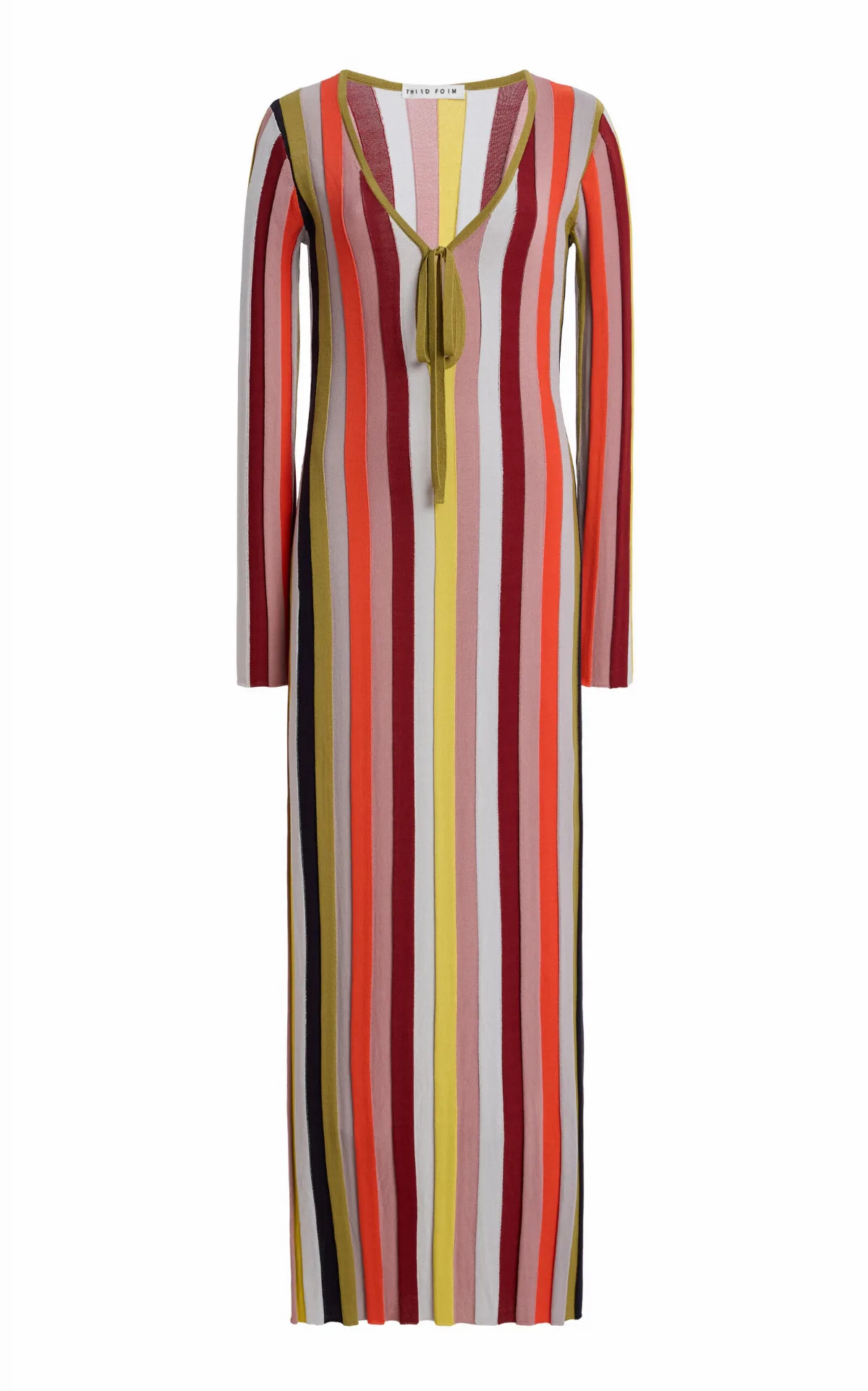 Rhythm Striped Knit Maxi Dress