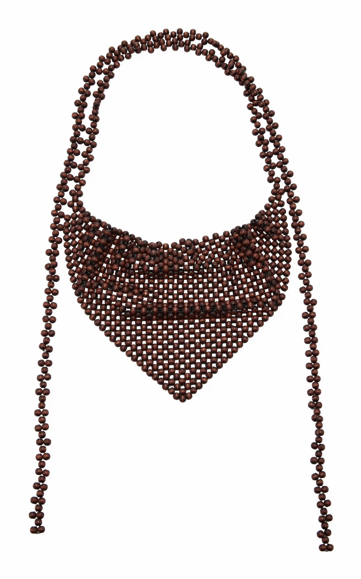 Wooden Beads Bandana by Lemaire