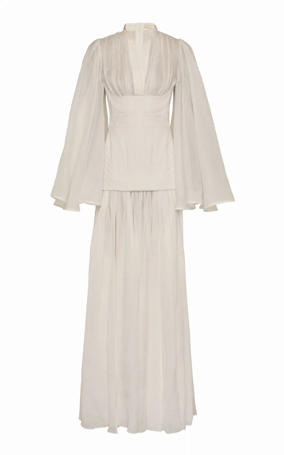 Rebellion Corseted Chiffon Maxi Dress