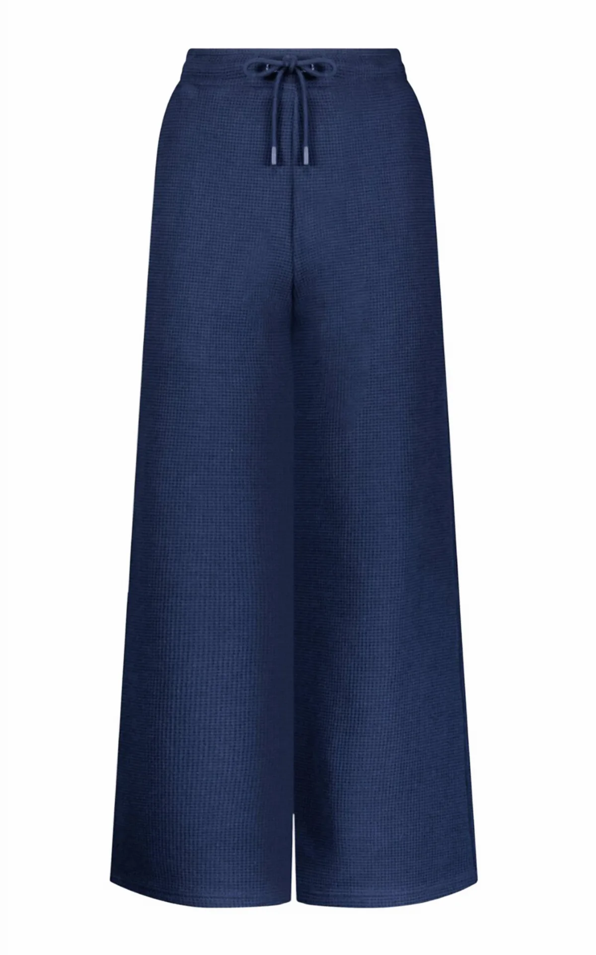 Waffle Knit Cropped Track Pants