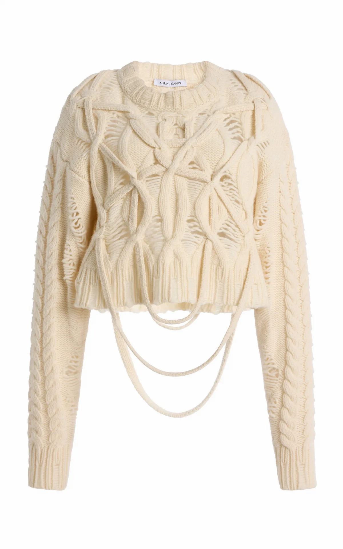 Briar Cable-Knit Wool-Cashmere Sweater