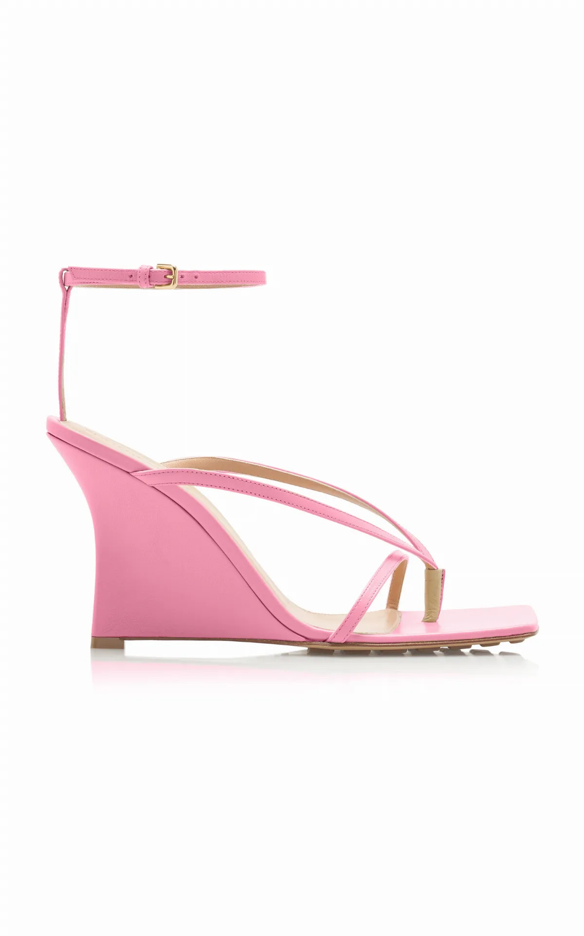 Lounge Leather Wedge Sandals