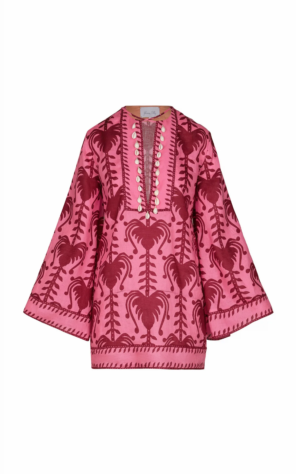 Wild Savannah Printed Linen Mini Dress