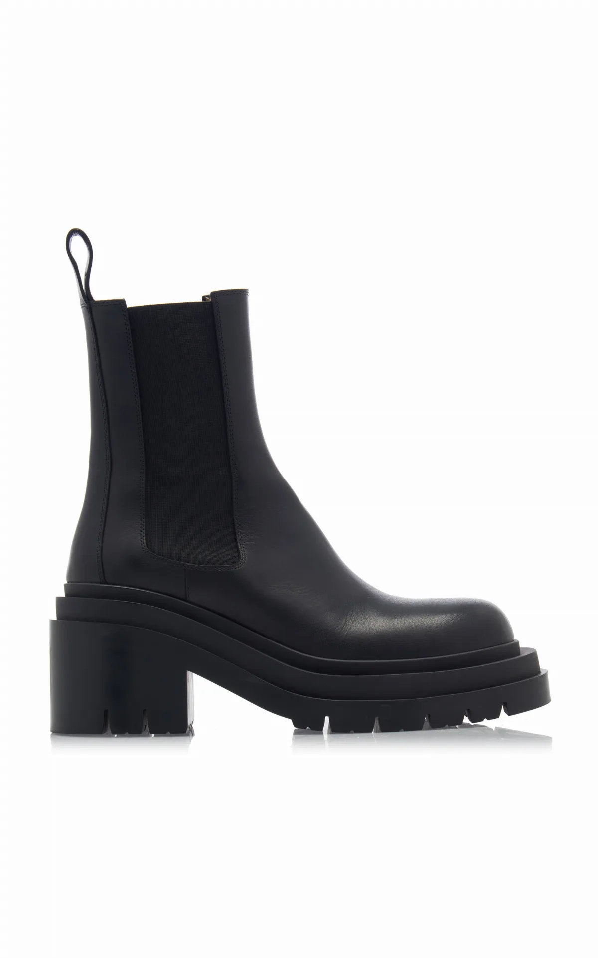 The Lug Leather Ankle Boots