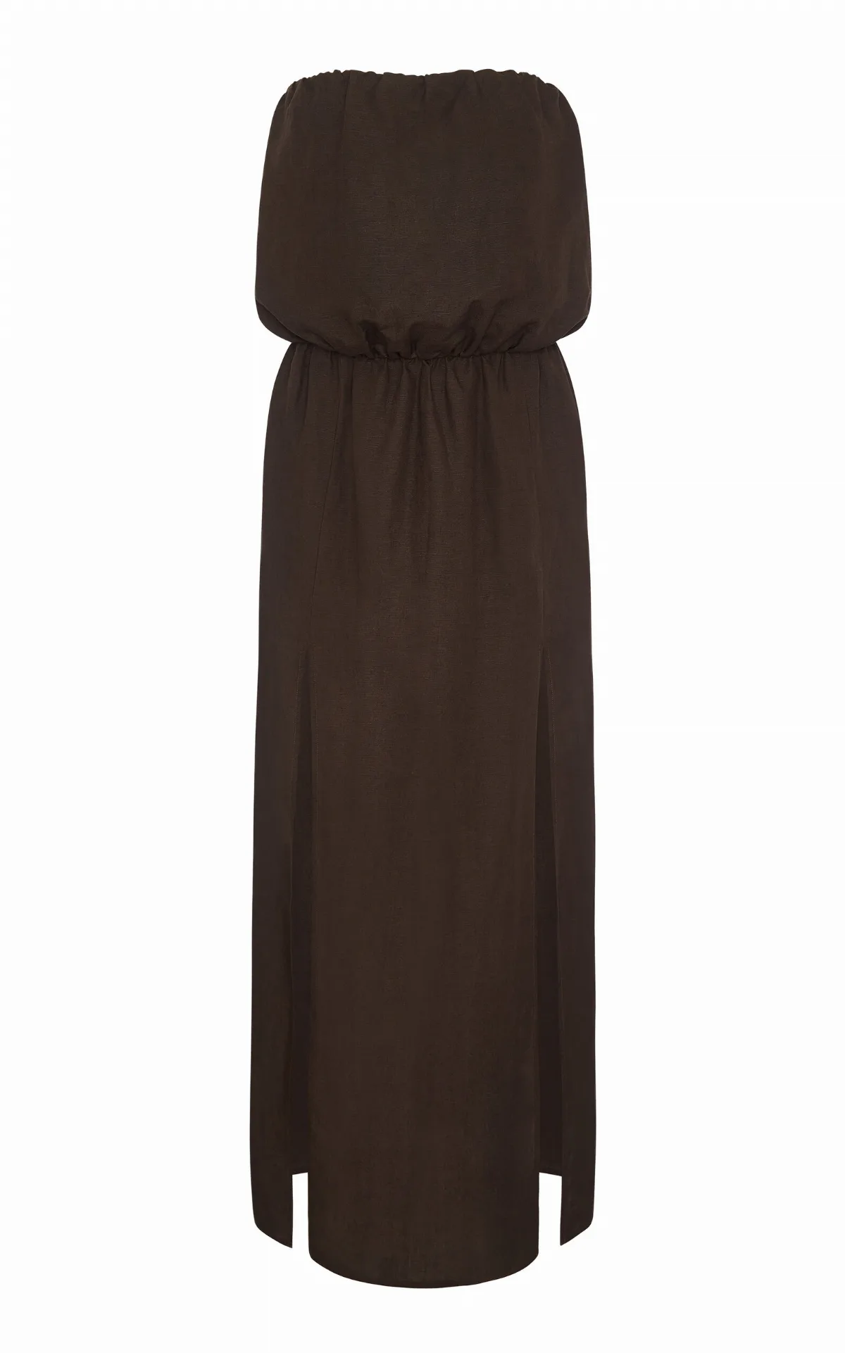 Air Linen High-Slit Maxi Dress