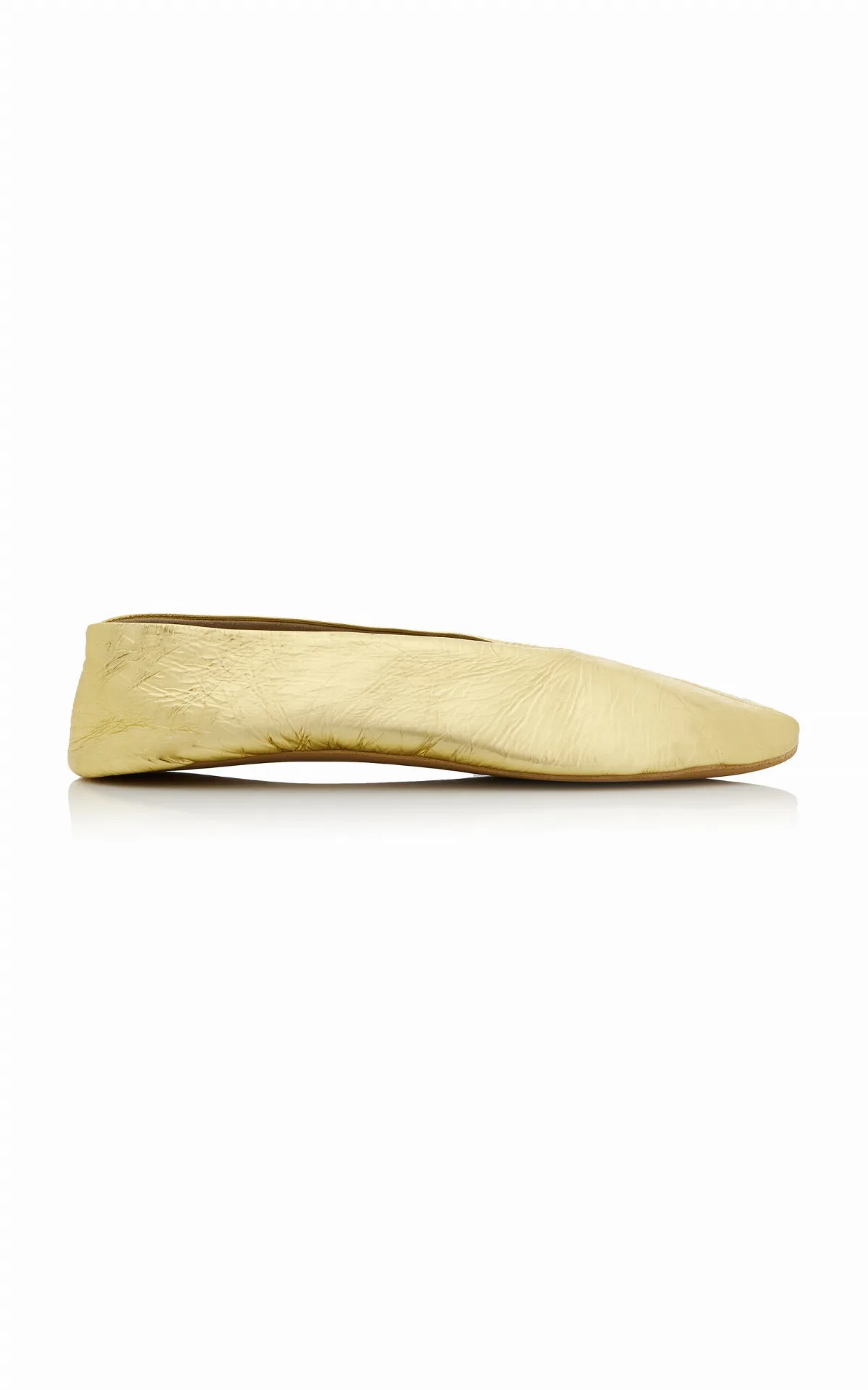Stella Laminated Leather Ballet Flats