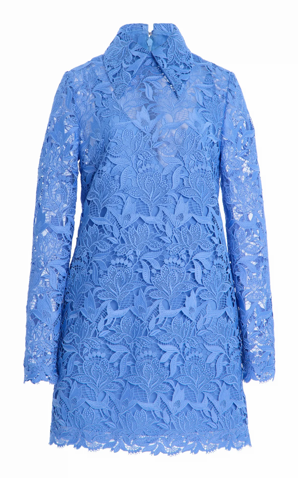 Lace Mini Shirt Dress