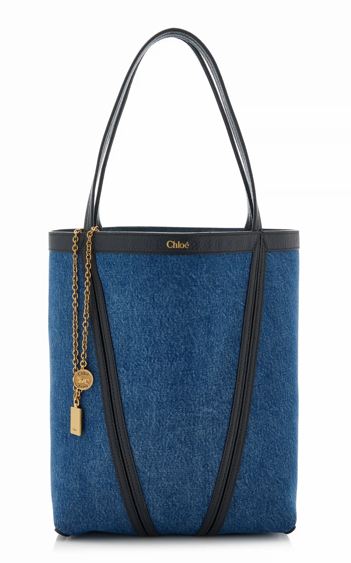 Spin Denim Tote Bag