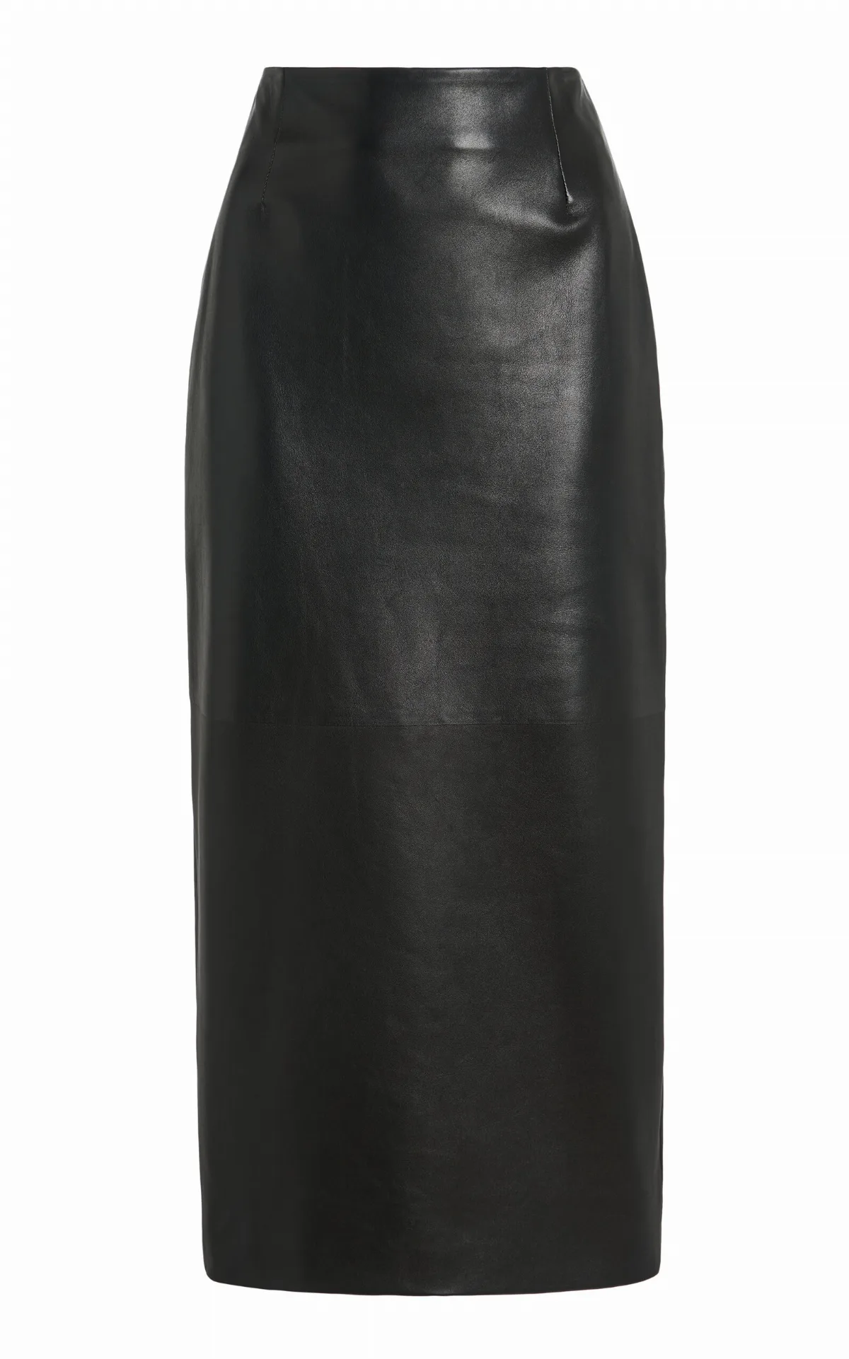 Leather Midi Pencil Skirt