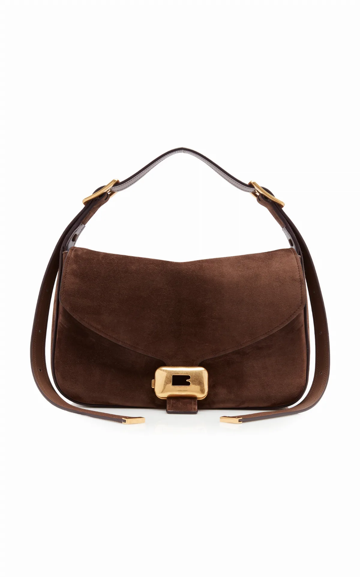 Clicca Medium Suede Shoulder Bag