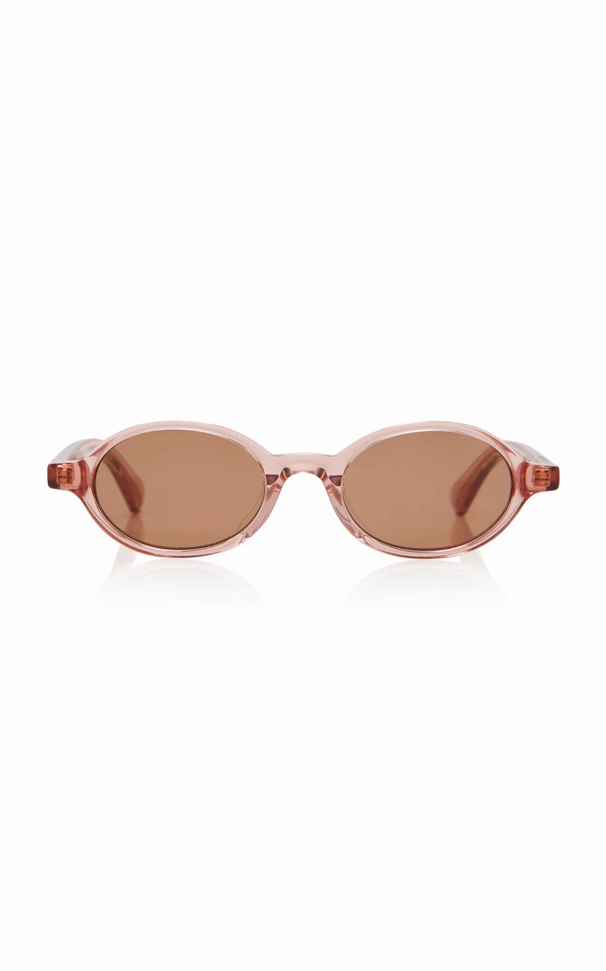Round-Frame Acetate Sunglasses