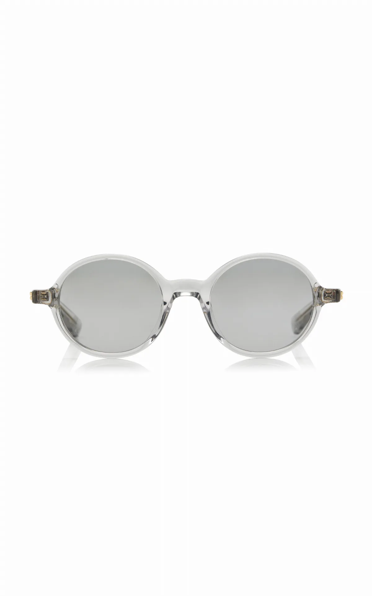 Round-Frame Acetate Sunglasses