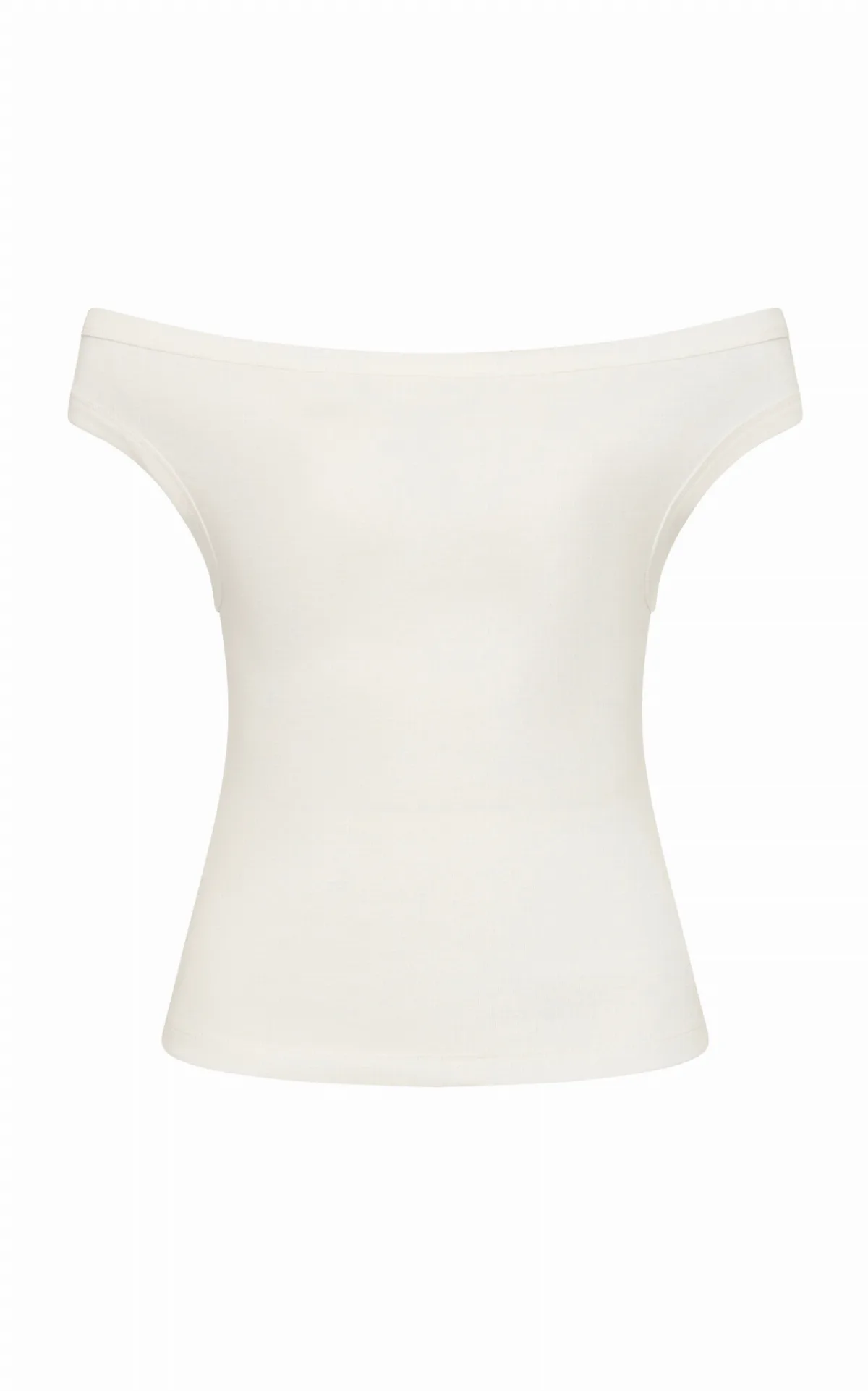 Off-The-Shoulder Organic-Cotton Top