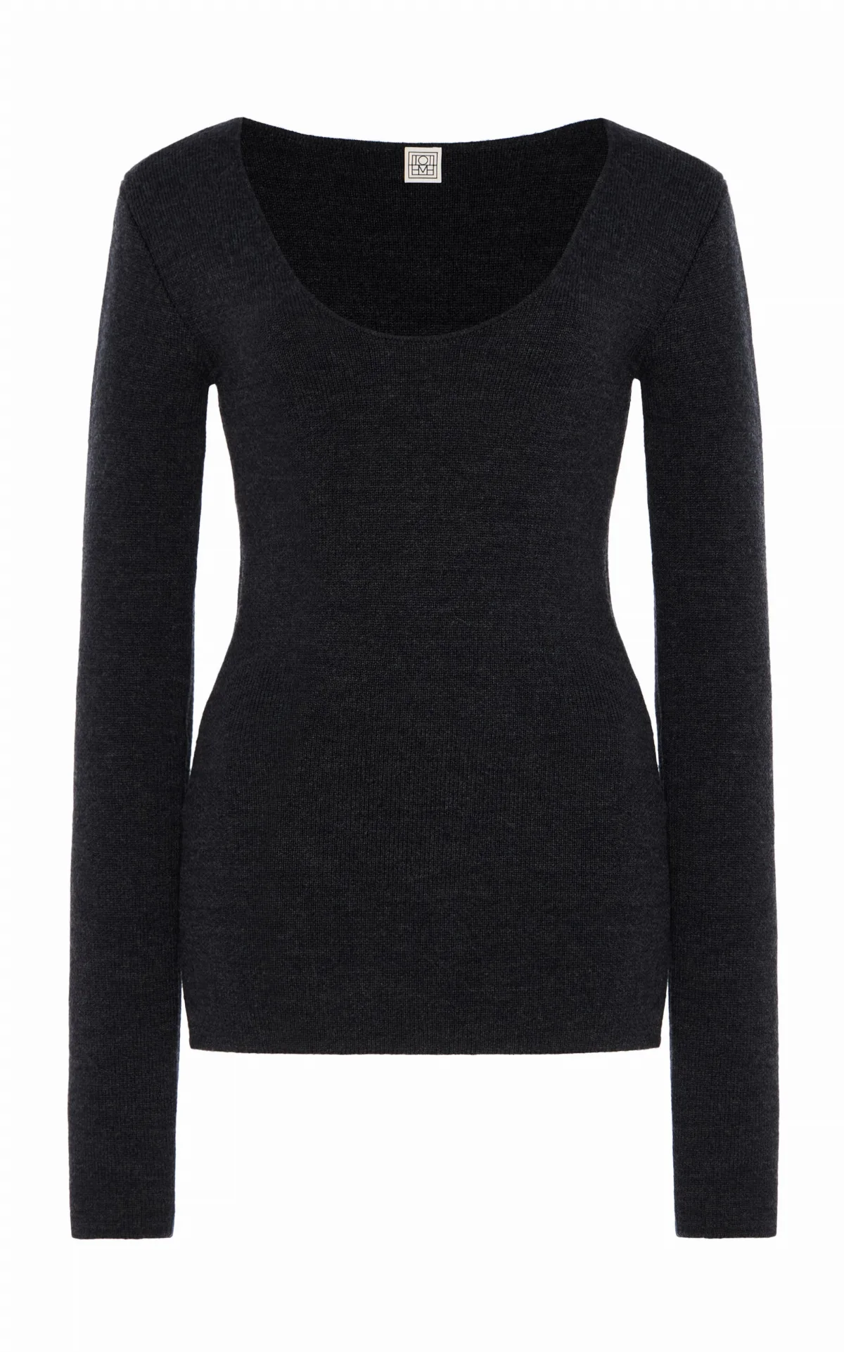 Compact Knit Wool Top