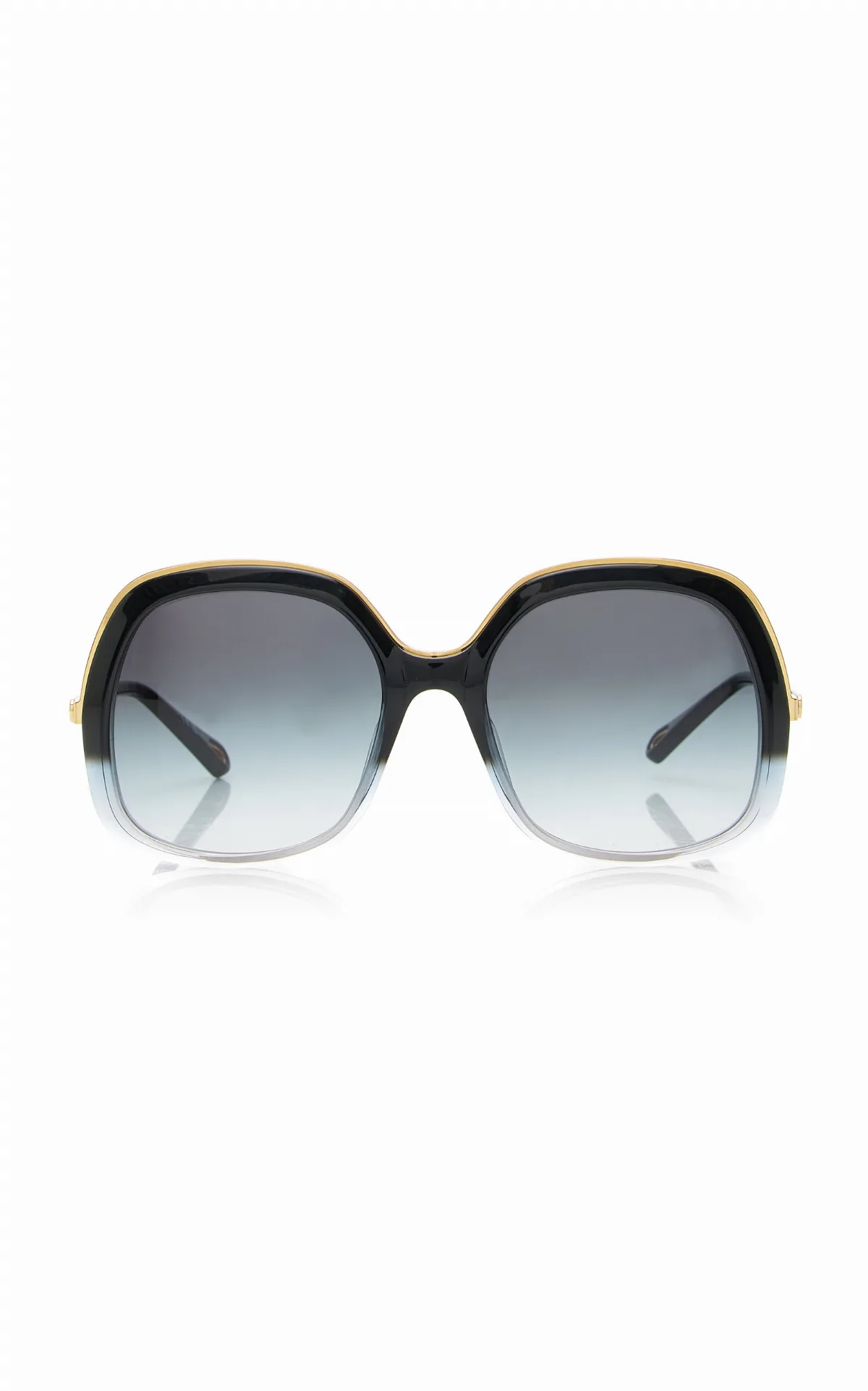 Leia Square-Frame Acetate Sunglasses