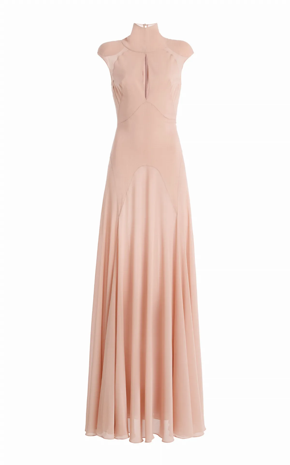 Amelia Silk Georgette Fluid Maxi Dress