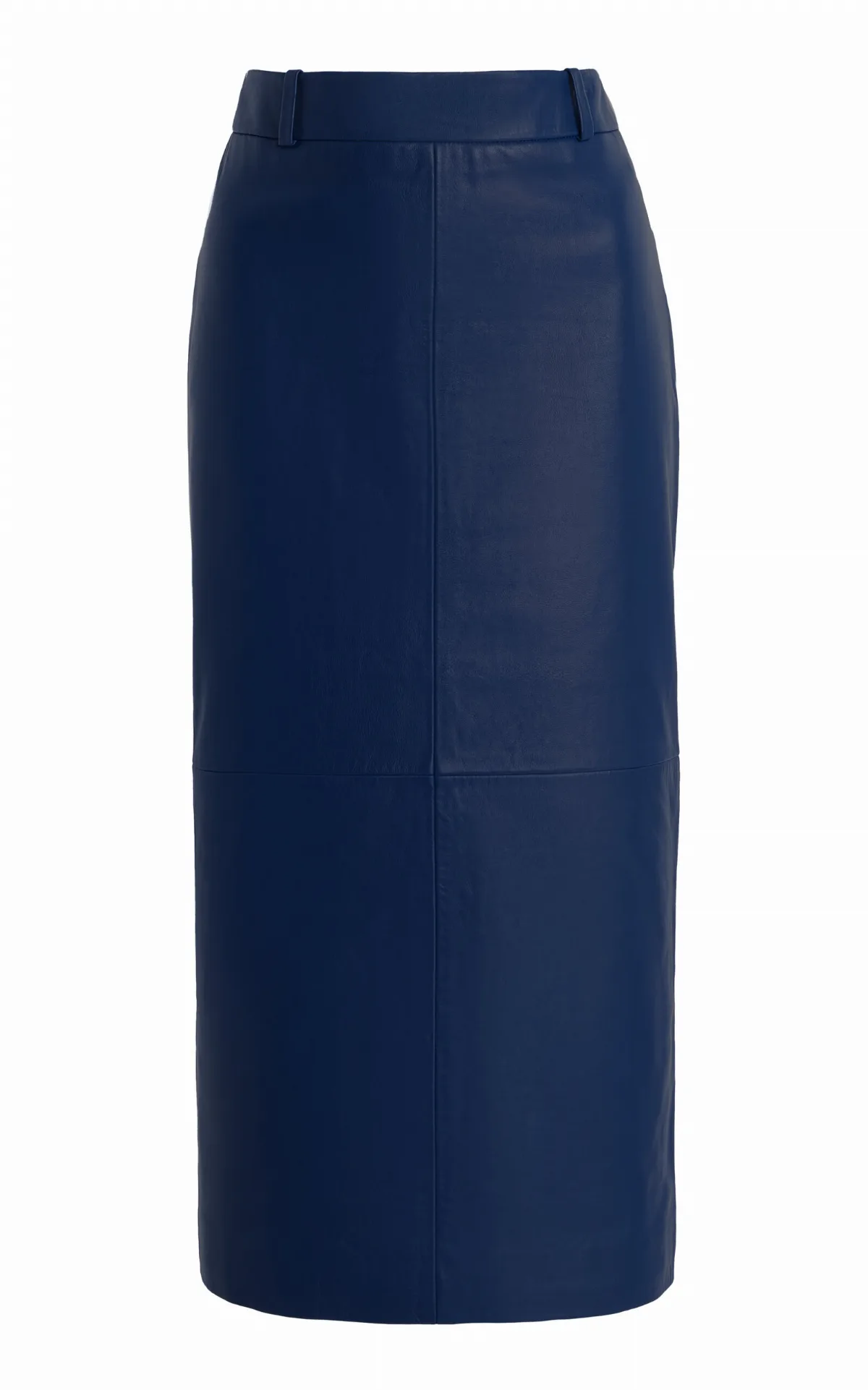 Taney Leather Midi Skirt
