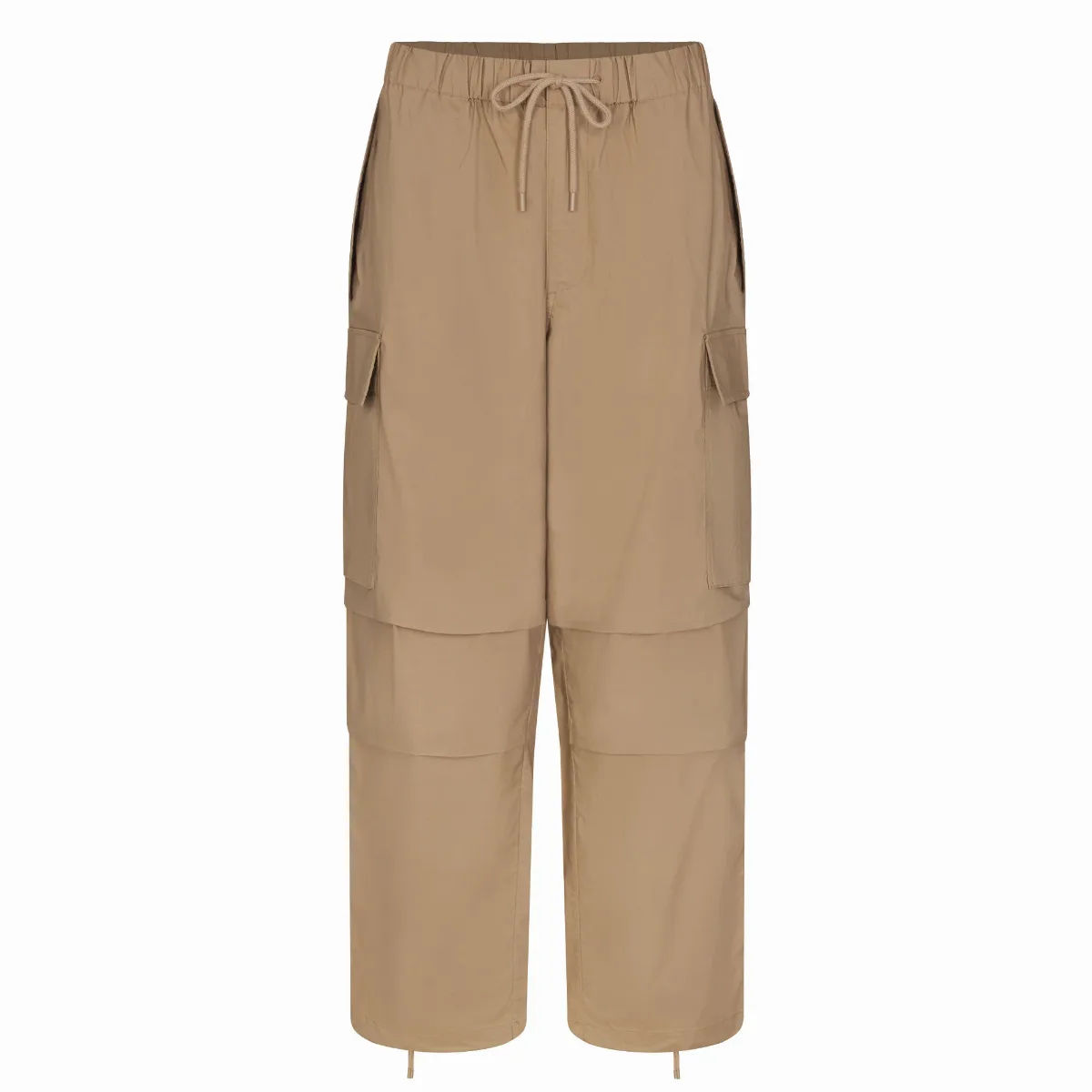 Oversized Low Rise Cargo Pants - Woven Cotton