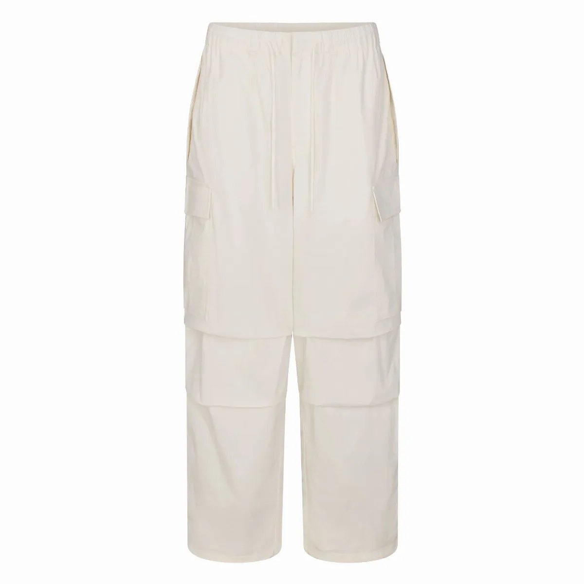 Oversized Low Rise Cargo Pants - Woven Cotton