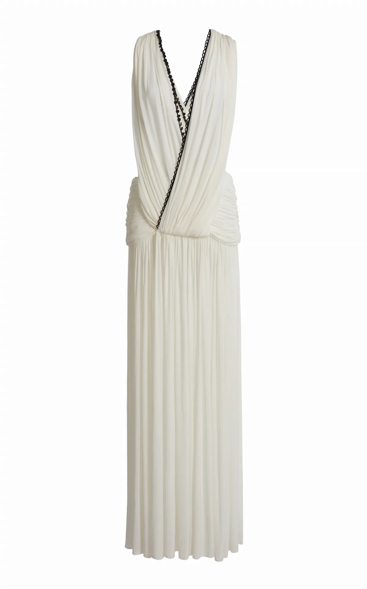 Ruched Jersey Maxi Dress