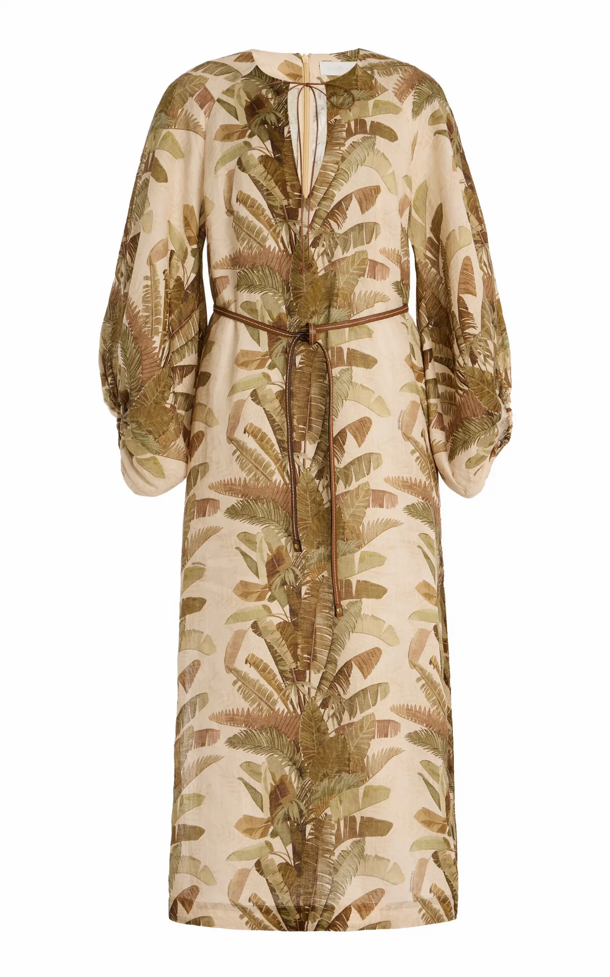 Ascension Linen Tunic Midi Dress