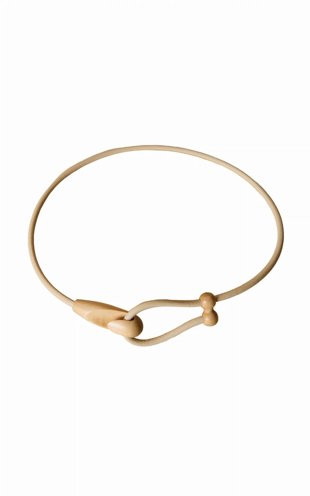 White Gancio Belt by Emanuele Pantanella Design