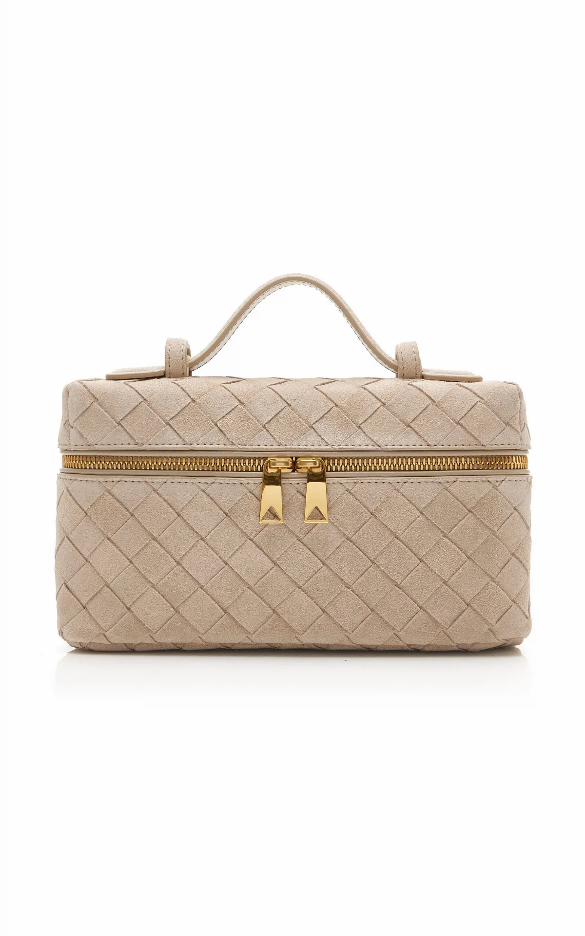 Bang Bang Intrecciato Leather Vanity Case
